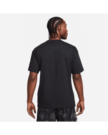 NIKE M90 SEASONAL EXP 2 BASKETBALL T-SHIRT FQ4900-010 SCHWARZ NEGRO