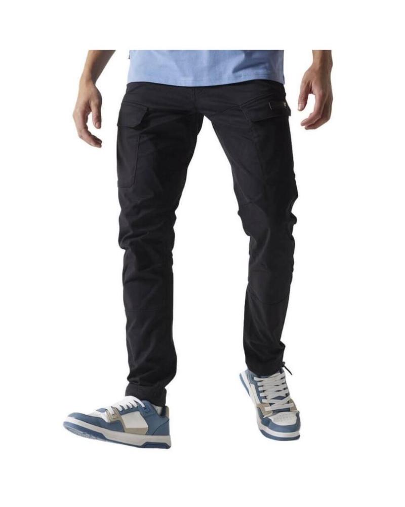 11 DEGREES CORE SLIM FIT CARGO PANTS BLACK NEGRO