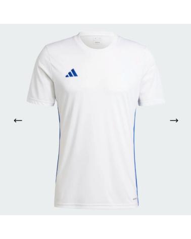 ADIDAS T-SHIRT D'ENTRAÎNEMENT WHITE-ROYBLU WHITE-ROYBLU