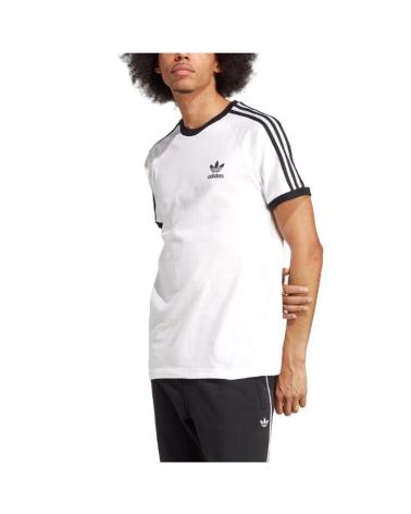 ADIDAS ORIGINALS 3-STRIPES TEE WHITE WITH BLACK STRIPES WHITE