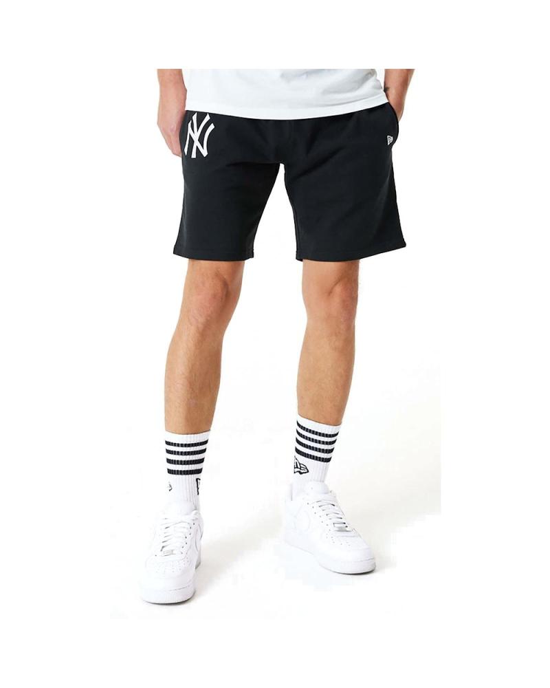 NEW ERA NEW YORK YANKEES MLB LEAGUE ESSENTIAL 603570 BLACK MEN'S SHORTS NEGRO
