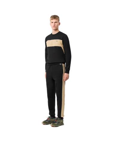 -LACOSTE-PANTALON-LARGO-DE-SURVETEMENT-NEGRO