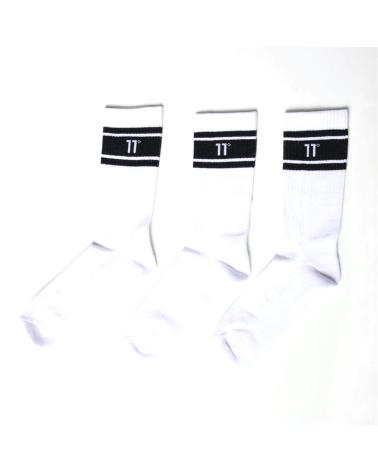 11 DEGREES CONFEZIONE DA 3 CALZINI UNISEX BIANCHI | RIF. 11D544-00 2