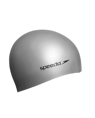 SPEEDO BADEKAPPE GRAU GRIS