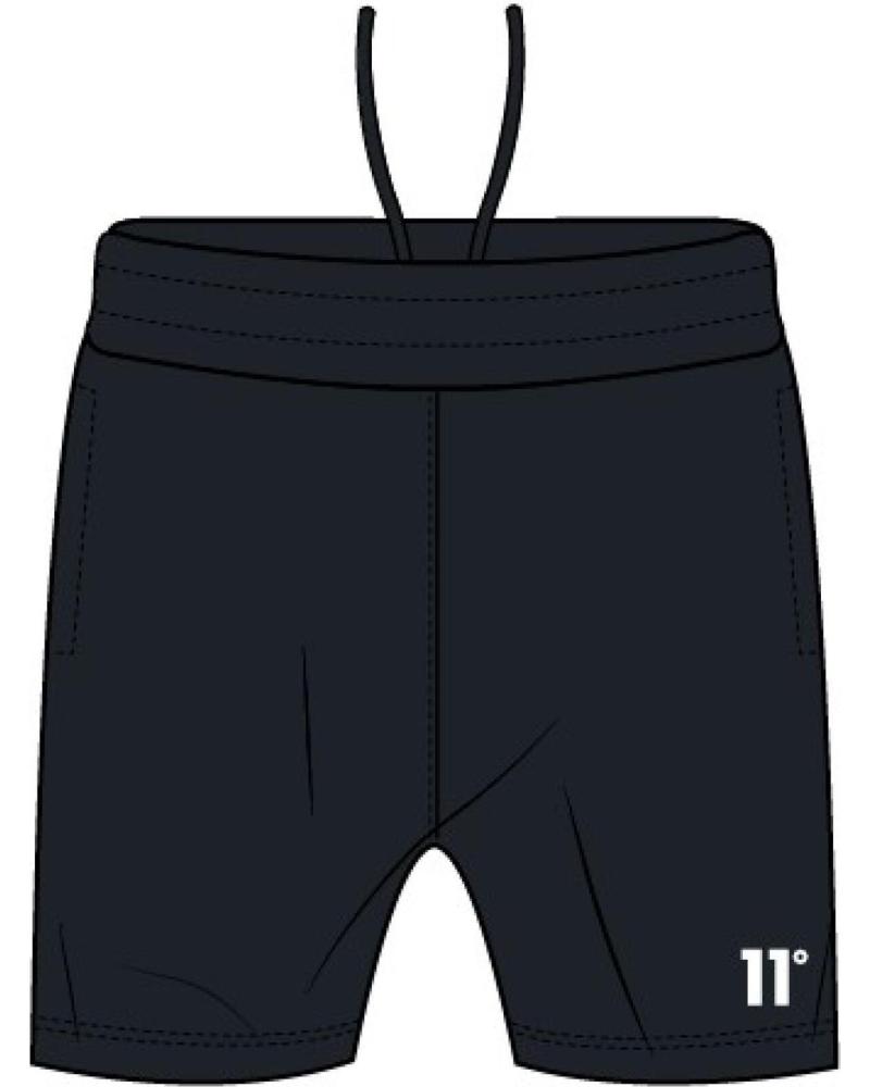 SHORTS ESPORTIVOS 11 DEGREES CORE SWEAT SK PRETOS NEGRO