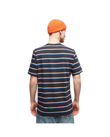 NIKE NSW CLUB STRIPE BLACK MULTICOLOR STRIPED T-SHIRT DZ2985-011 MULTICOLOR