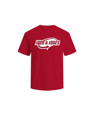T-SHIRT ROSSA JACK & JONES PER BAMBINO - MODELLO 12255118 ROJO