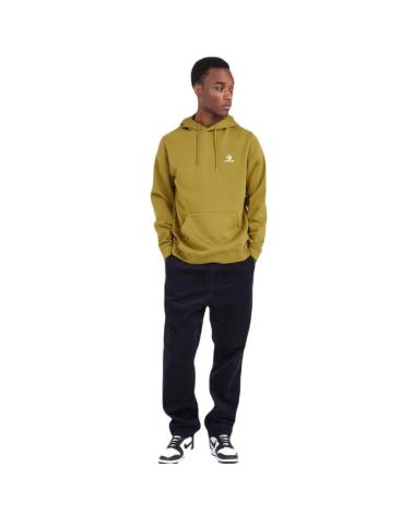 CONVERSE FELPA CON CAPPUCCIO STAR CHEVRON BB FLC 10024509-A23 - KAKI VERDE VERDE