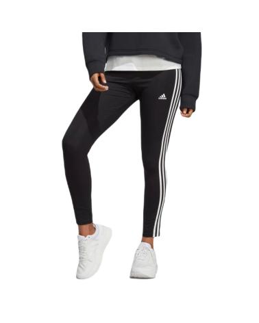LEGGINGS ADIDAS W 3S HW IC7151 NOIRS À 3 BANDES BLANCHES NEGRO