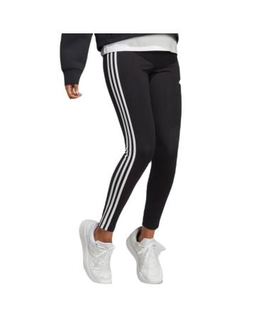 LEGGINGS ADIDAS W 3S HW IC7151 NOIRS À 3 BANDES BLANCHES NEGRO
