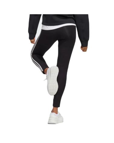 LEGGINGS ADIDAS W 3S HW IC7151 NOIRS À 3 BANDES BLANCHES NEGRO