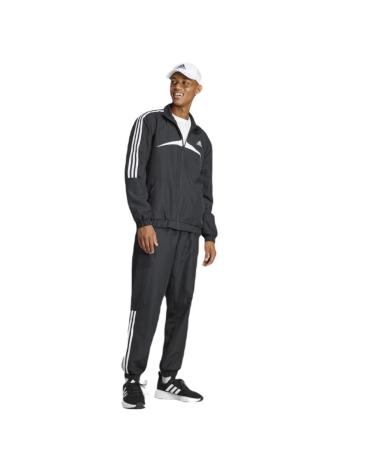 TUTA ADIDAS M WOVEN IT4020 NERA SENZA CAPPUCCIO NEGRO