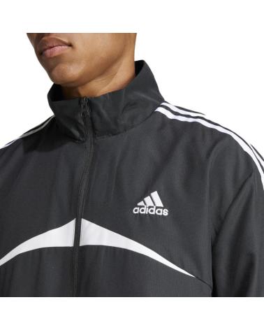 TUTA ADIDAS M WOVEN IT4020 NERA SENZA CAPPUCCIO NEGRO
