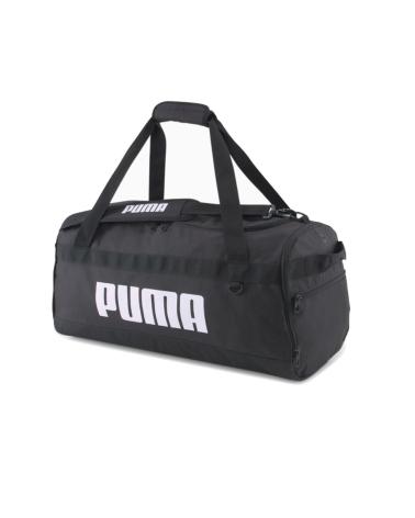 PUMA BLACK ESSENTIALS SPORTS BAG FOR GYM AND TRAVEL NEGRO