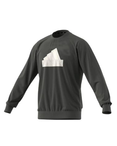 ADIDAS FI BOS CREWNECK SWEATSHIRT DARK GREEN IR9163 VERDE