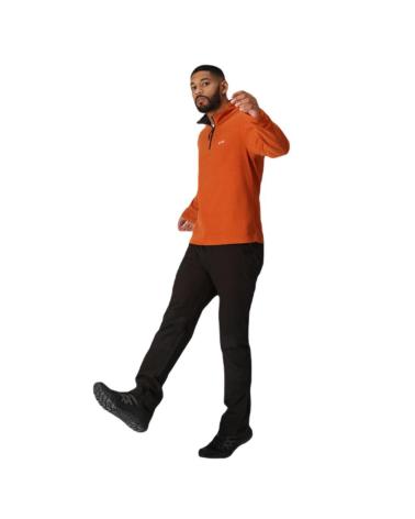 REGATTA THOMPSON FLEECE-PULLOVER BURNT ORANGE RMA021-P9X VERDE