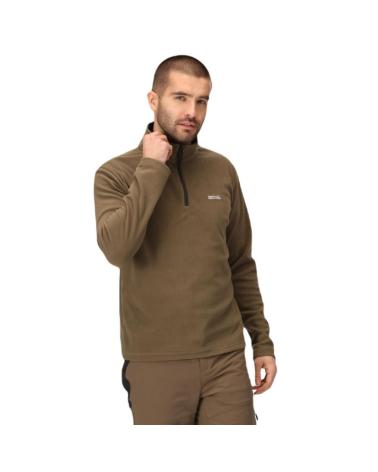 REGATTA THOMPSON FLEECE-PULLOVER CROCODILE RMA021-4G9 VERDE