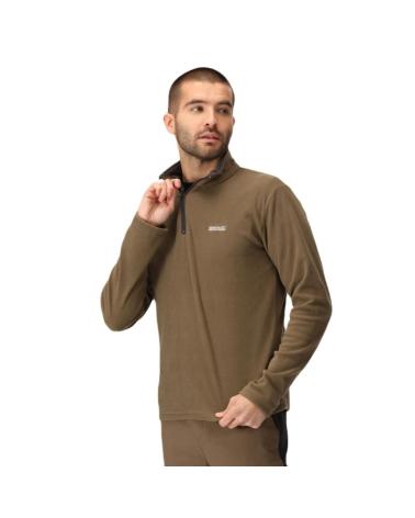REGATTA THOMPSON FLEECE-PULLOVER CROCODILE RMA021-4G9 VERDE