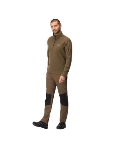 REGATTA THOMPSON FLEECE-PULLOVER CROCODILE RMA021-4G9 VERDE