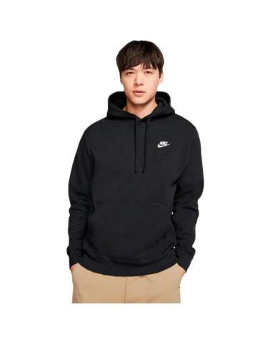 NIKE NSW CLUB HOODIE KAPUZENPULLOVER SCHWARZ BV2654-010 NEGRO