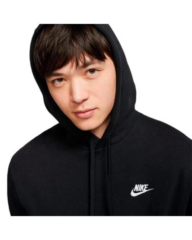NIKE NSW CLUB HOODIE KAPUZENPULLOVER SCHWARZ BV2654-010 NEGRO