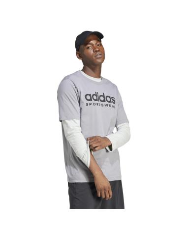 ADIDAS SPORTSWEAR LOGO T-SHIRT IW8836 GREY GRIS