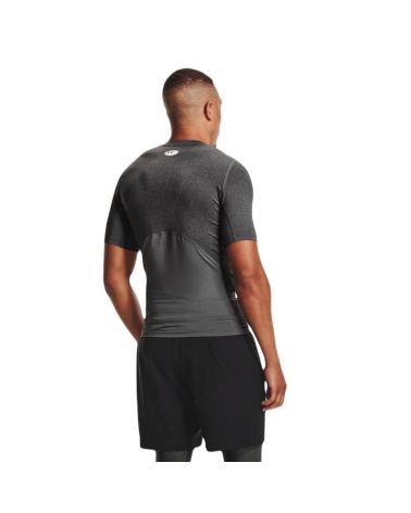UNDER ARMOUR HEATGEAR SLEEVE COMPRESSION SHIRT 1361518-090 DARK GREY GRIS