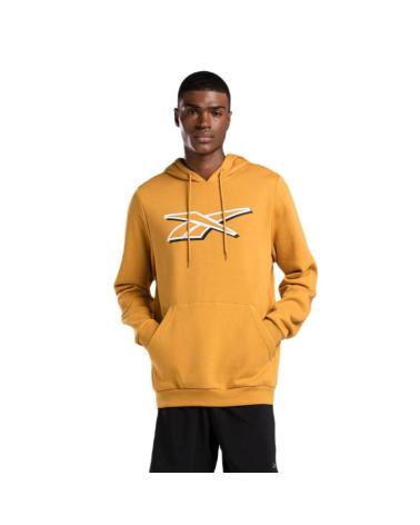 REEBOK RI FLEECE HOODIE MUSTARD 100071362 AZUL MARINO