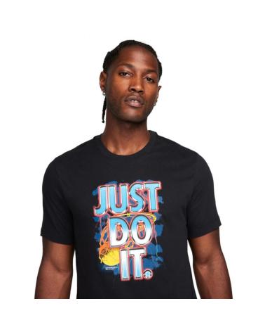 CAMISETA NIKE DRI-FIT JUST DO IT P1 NEGRA | FN0813-010 NEGRO