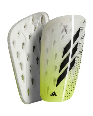 ADIDAS X SG LEAGUE SHIN GUARDS WHITE GREEN IA0841 NEGRO