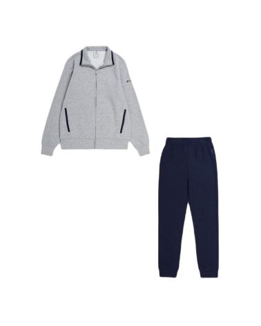 SURVÊTEMENT CHAMPION LEGACY FELPA GRIS ET MARINE - MODÈLE 116884-EM006 GRIS