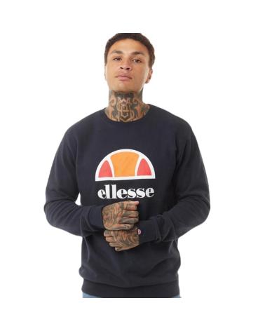 ELLESSE PERC HOODIE SXG12638-429 NAVY BLUE SWEATSHIRT AZUL