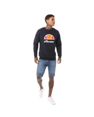 ELLESSE PERC HOODIE SXG12638-429 NAVY BLUE SWEATSHIRT AZUL