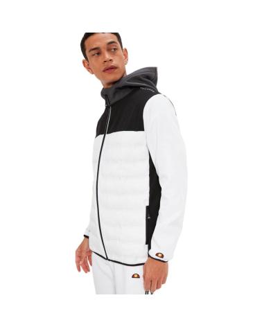 JAQUETA ELLESSE AURUNCI JACKET SXT19107-908 PRETA E BRANCA BLANCO