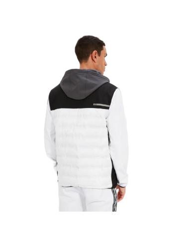 JAQUETA ELLESSE AURUNCI JACKET SXT19107-908 PRETA E BRANCA BLANCO