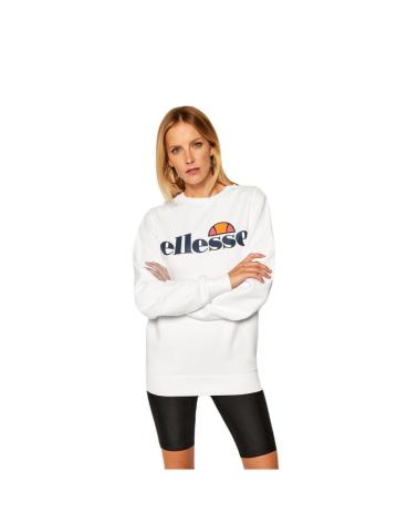 SUDADERA CON CAPUCHA ELLESSE AGATA BLANCA SGS03238-908 BLANCO