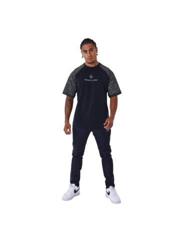 T-SHIRT PROJECT X PARIS MA LABIRINTICHE NERA 2310069-BK NEGRO