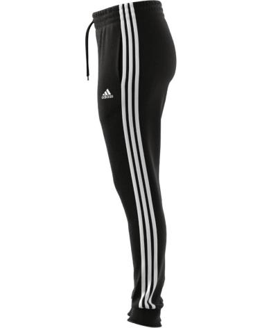 ADIDAS W 3S FT CF PANTS IC8770 BLACK AND WHITE NEGRO