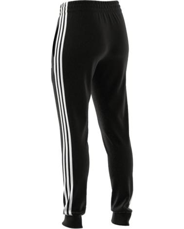 ADIDAS W 3S FT CF PANTS IC8770 BLACK AND WHITE NEGRO