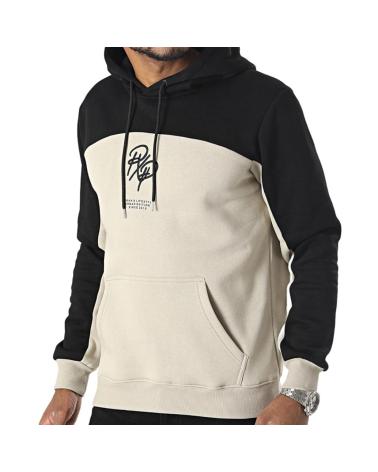 PROJECT X PARIS ZWEIFARBIGER HOODIE BEIGE UND SCHWARZ 2322103-SGBK BEIGE