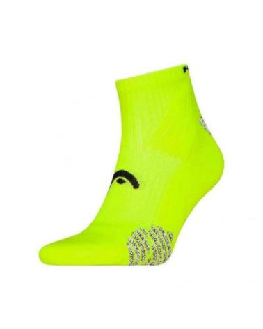 MEIAS ESPORTIVAS TORNOZELEIRAS HEAD PACK 3 AMARELO FLUORESCENTE 3