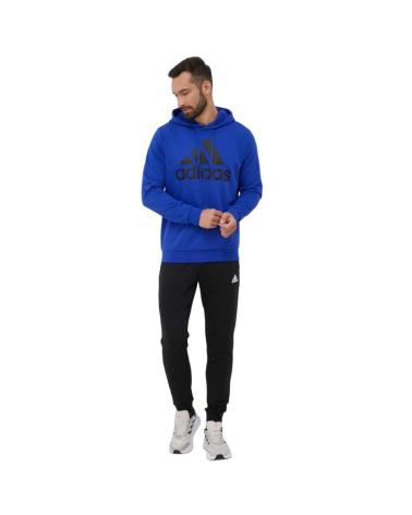 FATO DE TREINO ADIDAS COM CAPUZ AZUL E CALÇA PRETA MODELO IJ8556 NEGRO