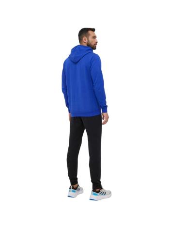 FATO DE TREINO ADIDAS COM CAPUZ AZUL E CALÇA PRETA MODELO IJ8556 NEGRO