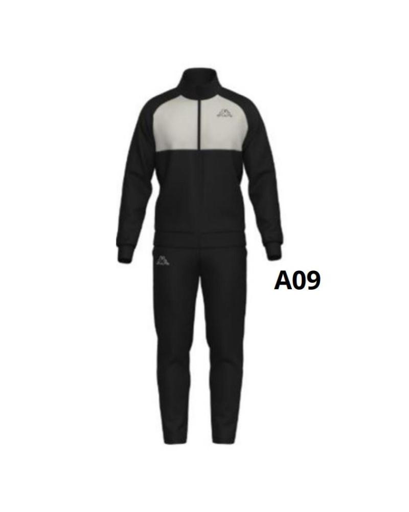 TUTA KAPPA A09 DA UOMO - NERO/BIANCO A09