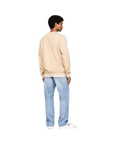 TOMMY HILFIGER CREW NECK SWEATSHIRT BEIGE FÜR HERREN BEIGE