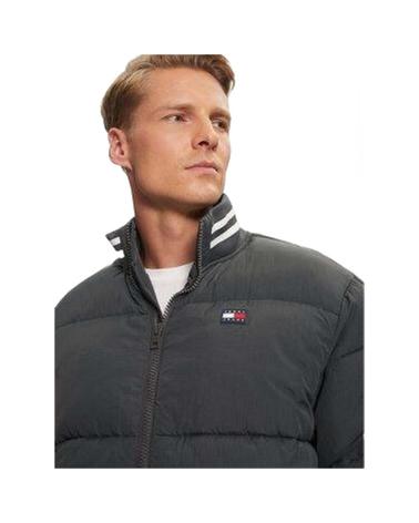 TOMMY HILFIGER SCHWARZE GEPOLSTERTE VARSITY-JACKE NEGRO