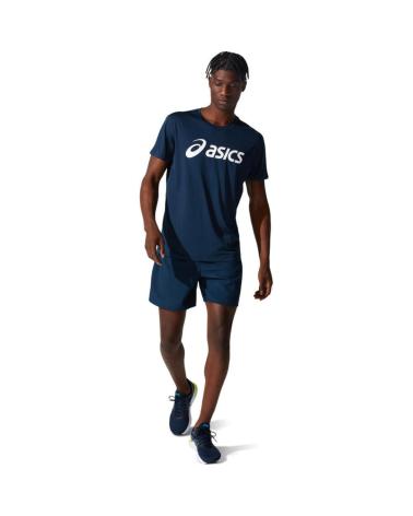 ASICS CORE TOP T-SHIRT MARINEBLAU 2011C334-402 AZUL MARINO