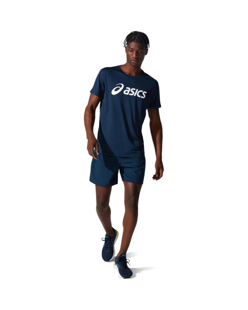 ASICS CORE TOP T-SHIRT MARINEBLAU 2011C334-402 AZUL MARINO