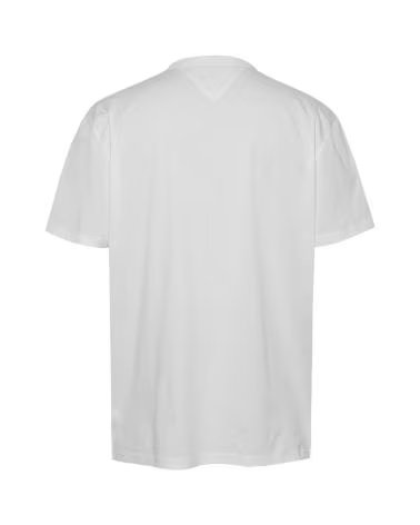 TOMMY HILFIGER CAMISETA DE ALGODÓN BLANCA CON LOGO BLANCO