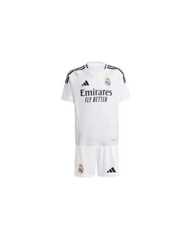ADIDAS COMPLETO CALCIO REAL MADRID BIANCO BAMBINO WHITE-WHITE